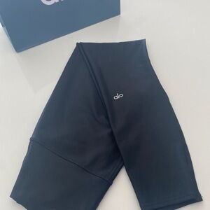 Alo Yoga Size M Airlift High Waist 7/8 Line Up Black Legging Women’s